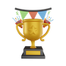first trophy emoji 3d