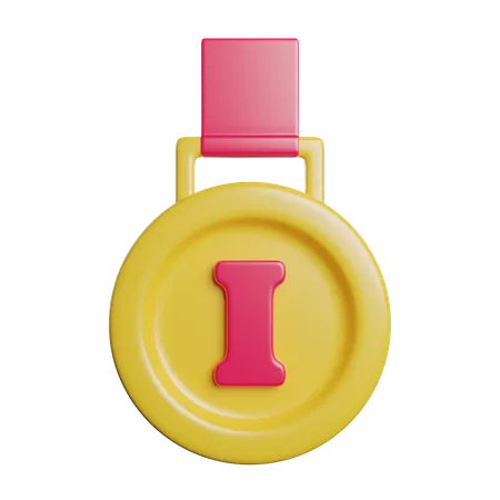 Badge Medal Winner 3D Icon