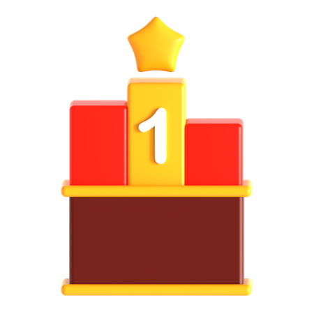 First Winner  3D Icon