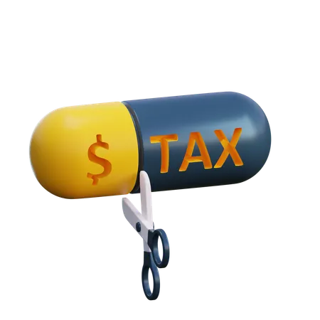 Taxe financière  3D Icon