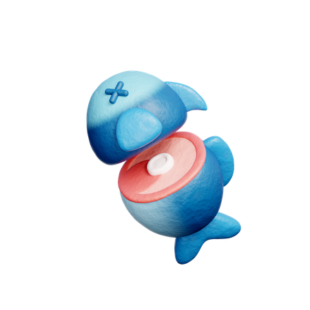Fisch  3D Icon