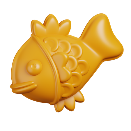 Brot in Fischform  3D Icon