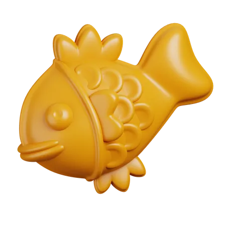 Brot in Fischform  3D Icon