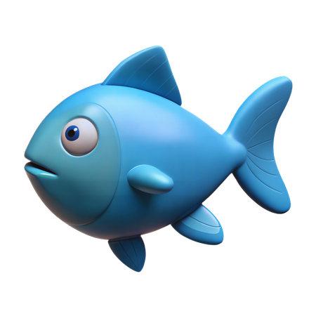 魚  3D Icon