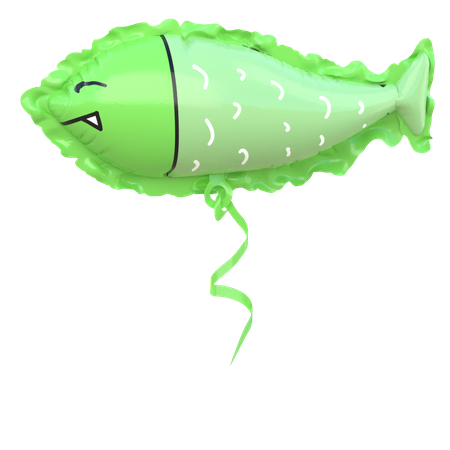 Fish Balloon  3D Icon