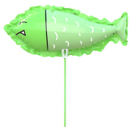 Fish Balloon  3D Icon