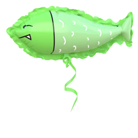 Fish Balloon 3D Icon