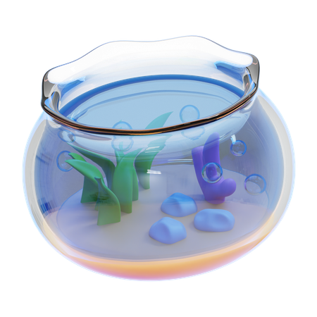 FISH BOWL  3D Icon