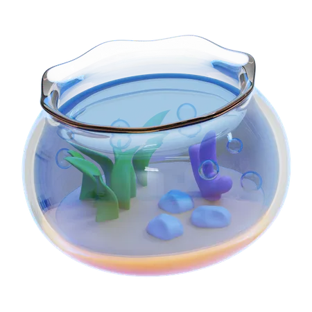 FISH BOWL  3D Icon