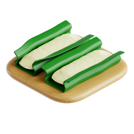 Fish Cake (Otak-Otak)  3D Icon