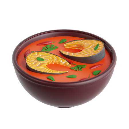 Fish Curry  3D Icon