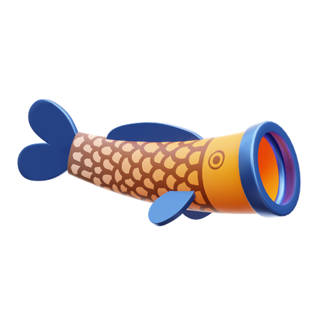 Fish Flag  3D Icon