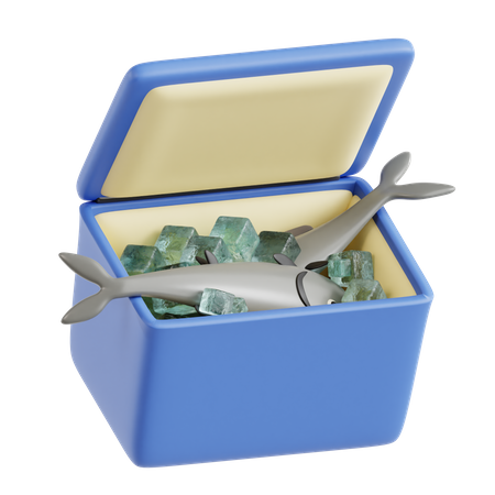 Fish Fridge  3D Icon