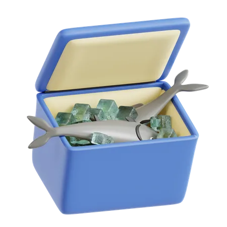 Fish Fridge  3D Icon