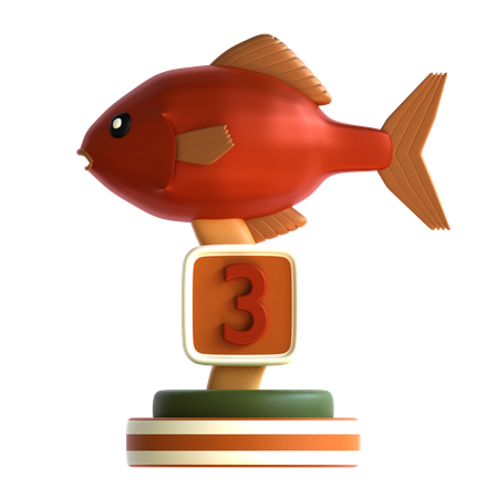 Fish Trophy  3D Icon