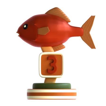 Fish Trophy  3D Icon
