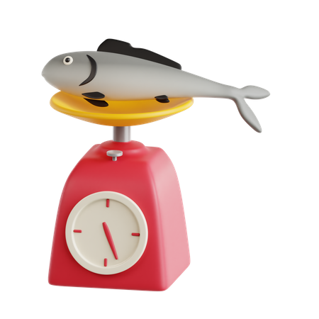 Fish Weighting Scale  3D Icon