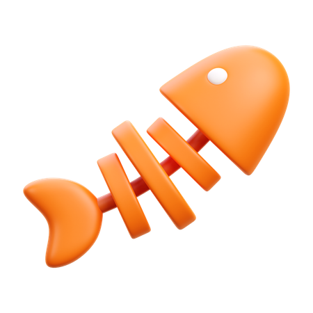 Fishbone  3D Icon