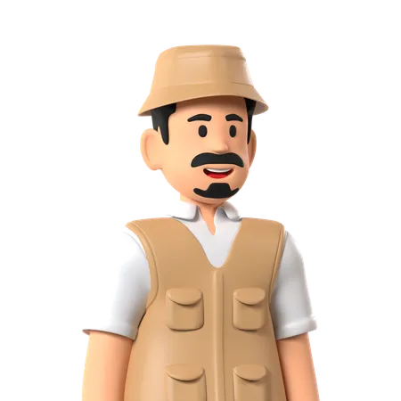 Fisher  3D Icon