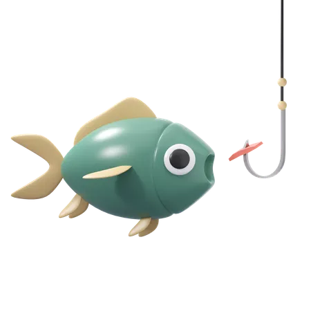 Fishing  3D Icon