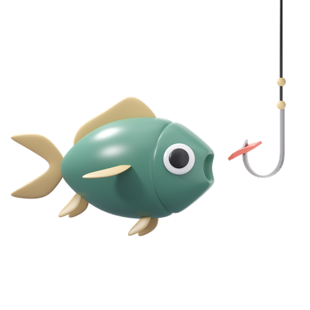 Fishing  3D Icon