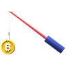 3d get bitcoin illustration