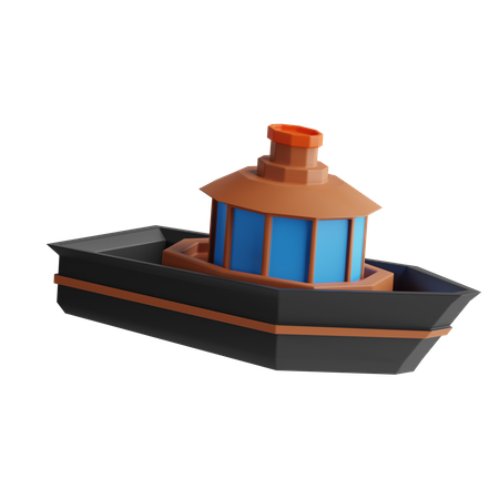 Fishing Boat  3D Icon