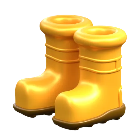Fishing Boots 3 D Fishing Icon 3D Icon