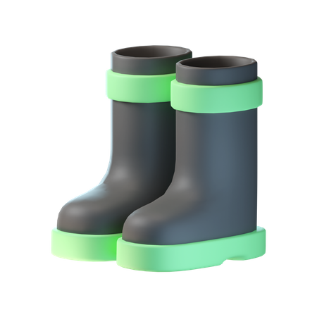 Fishing Boots  3D Icon