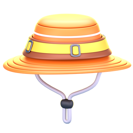 Fishing Bucket Hat  3D Icon