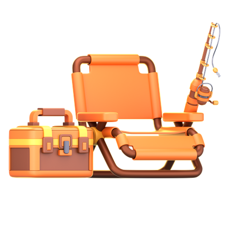 Fishing Equipment 3D Icon