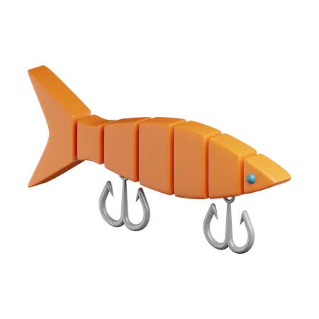 Fishing Fake Bait  3D Icon