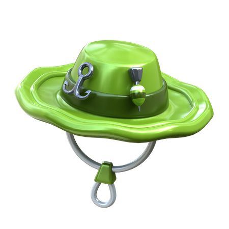 Fishing Hat  3D Icon
