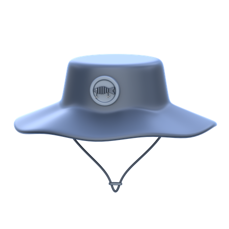 Fishing Hat  3D Icon