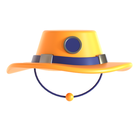 Fishing Hat  3D Icon