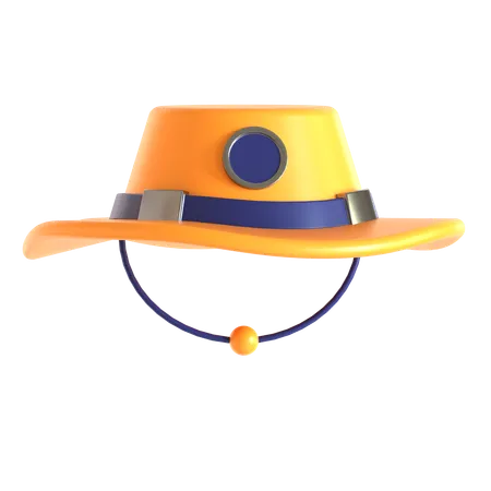 Fishing Hat  3D Icon