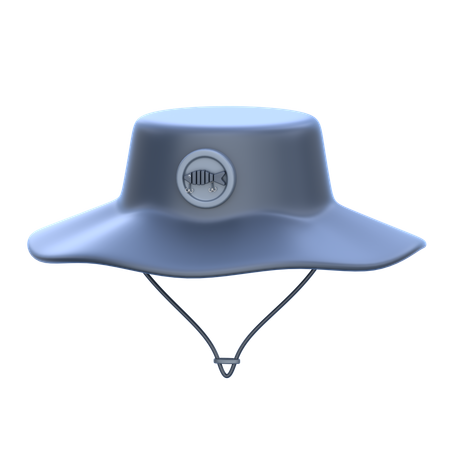Fishing Hat  3D Icon