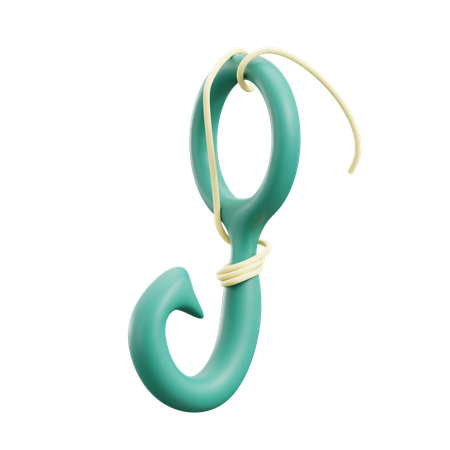 Fishing Hook  3D Icon