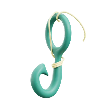 Fishing Hook  3D Icon