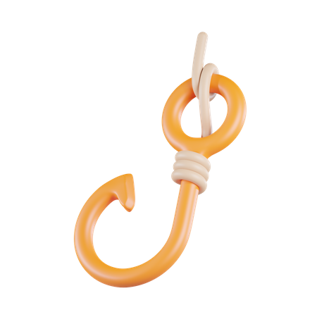 Fishing Hook  3D Icon