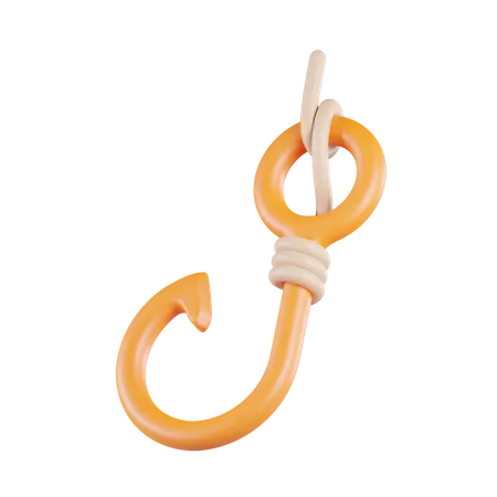 Fishing Hook  3D Icon