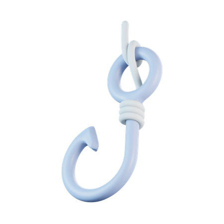 Fishing Hook  3D Icon