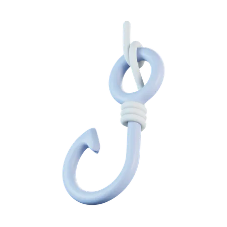 Fishing Hook  3D Icon