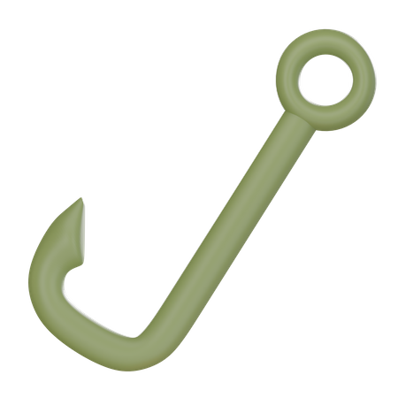 Fishing Hook  3D Icon