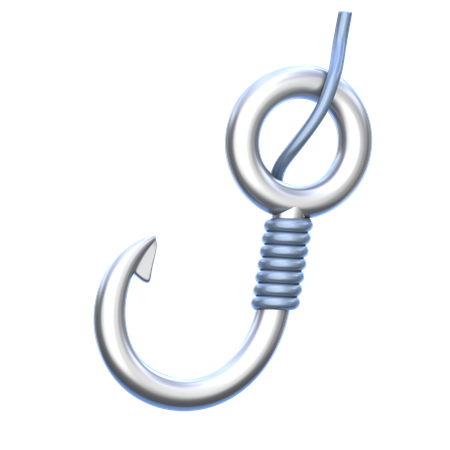 Fishing Hook  3D Icon