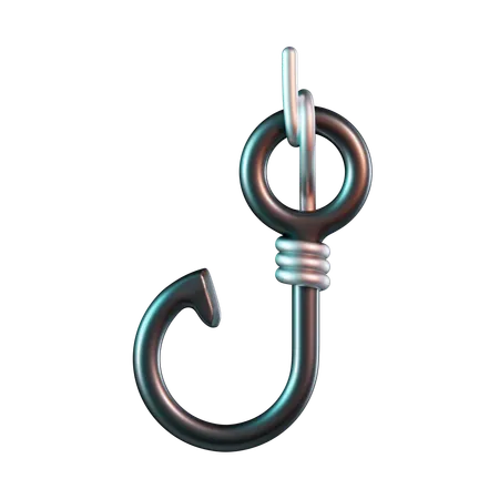 Fishing Hook  3D Icon