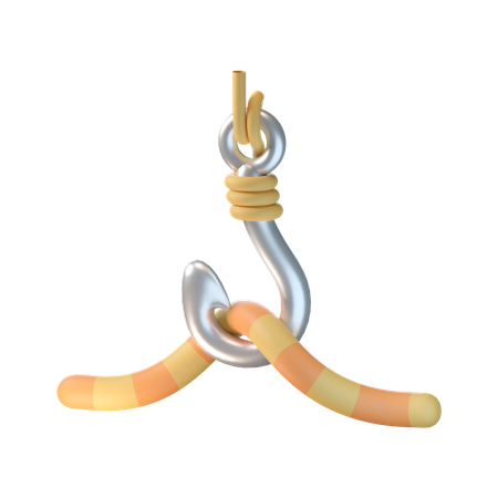 Fishing Hook  3D Icon