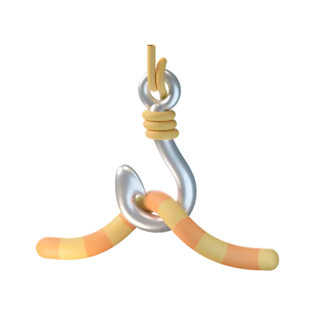 Fishing Hook  3D Icon