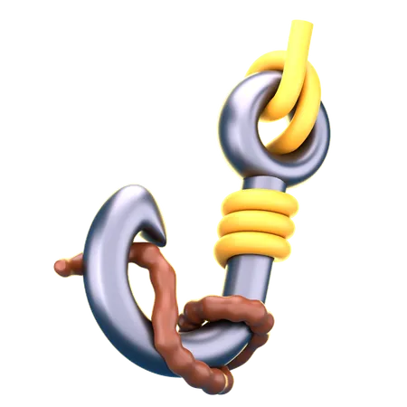 Fishing Hook  3D Icon