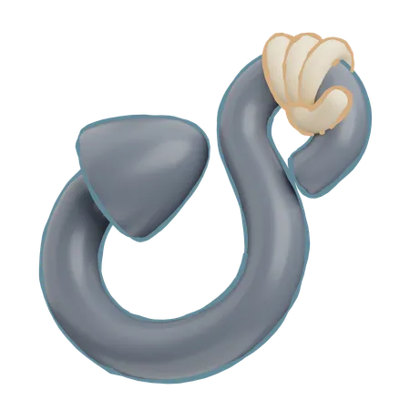 Fishing Hook  3D Icon